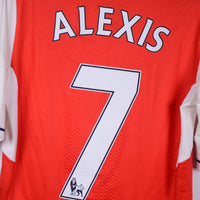 2016-2017 Arsenal Puma Match Issue Home Shirt #7 Alexis Sanchez - Marketplace
