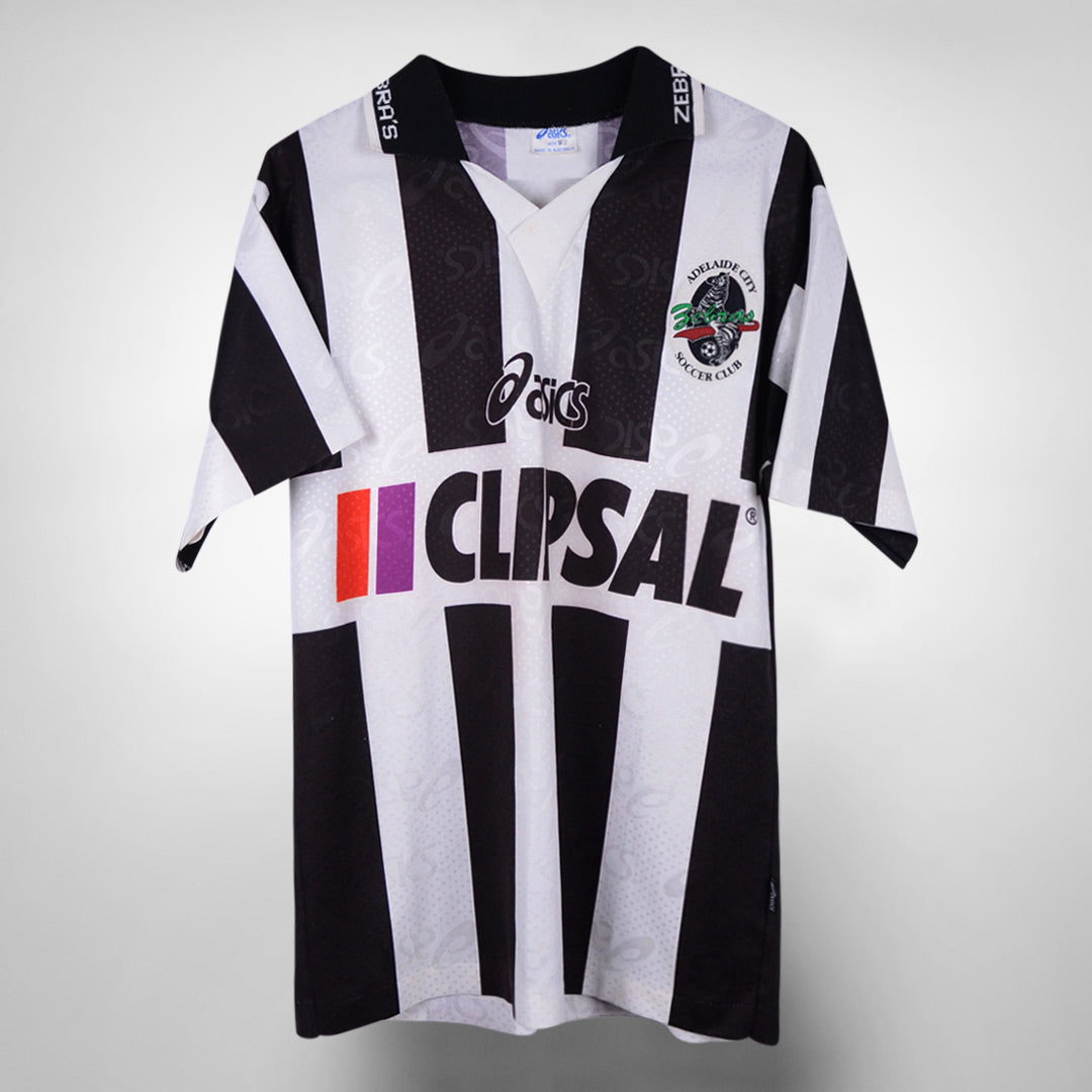 1998-1999 Adelaide City Zebras Asics Player Spec Home Shirt - Marketplace