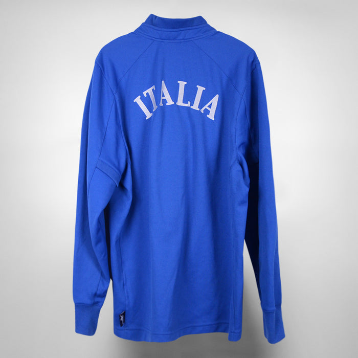2003-2004 Italy Puma Player Spec Quarter Zip Training Jumper - Marketplace