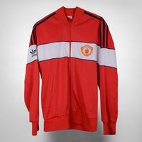 1984-1986 Manchester United Adidas Player Spec Zip Up Track Jacket - Marketplace