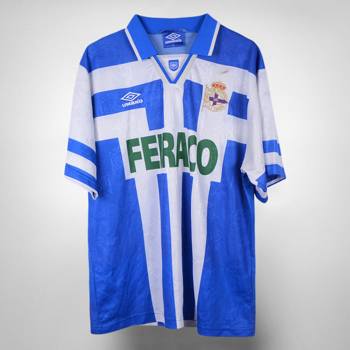 1994-1997 Deportivo La Coruna Umbro Home Shirt - Marketplace
