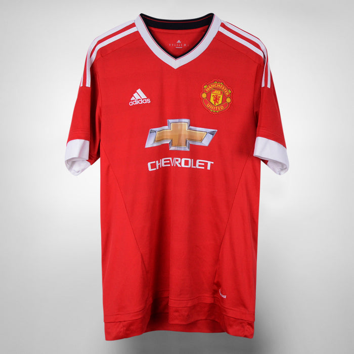 2015-2016 Manchester United Adidas Home Shirt - Marketplace