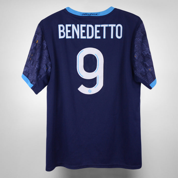 2020-2021 Olympique Marseille Puma Away Shirt #9 Dario Benedetto - Marketplace