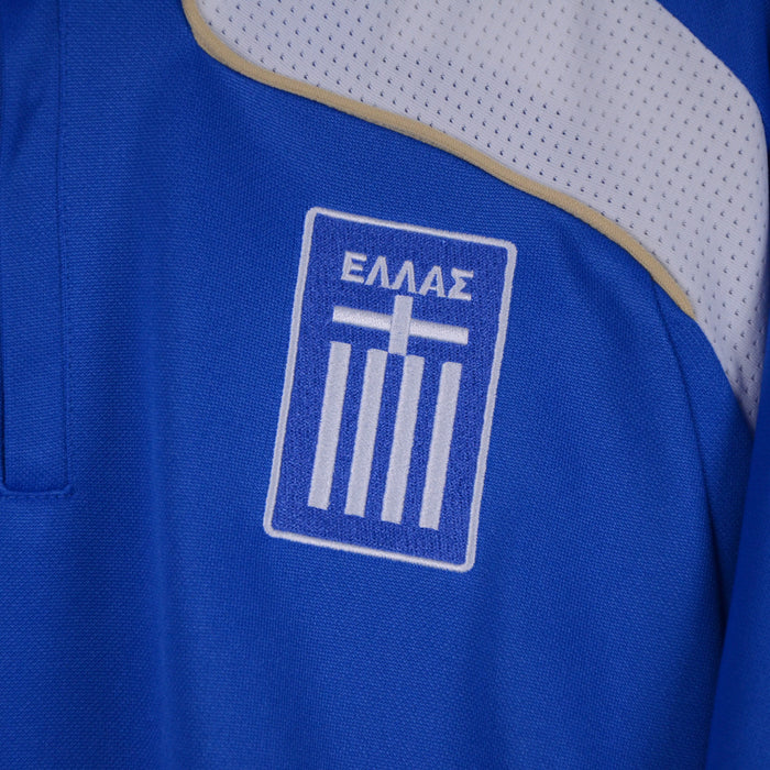 2008-2009 Greece Adidas Player Issue BNWT Quarter Zip Training Jumper - Marketplace