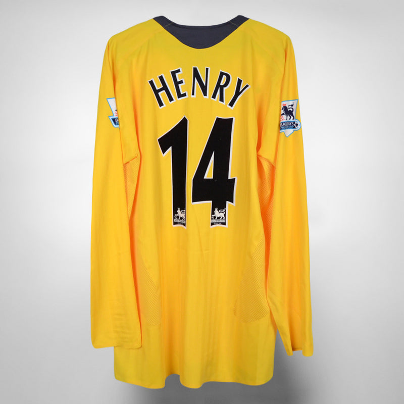 2006-2007 Arsenal Nike Player Spec Long Sleeve Third Shirt #14 Thierry Henry - Marketplace