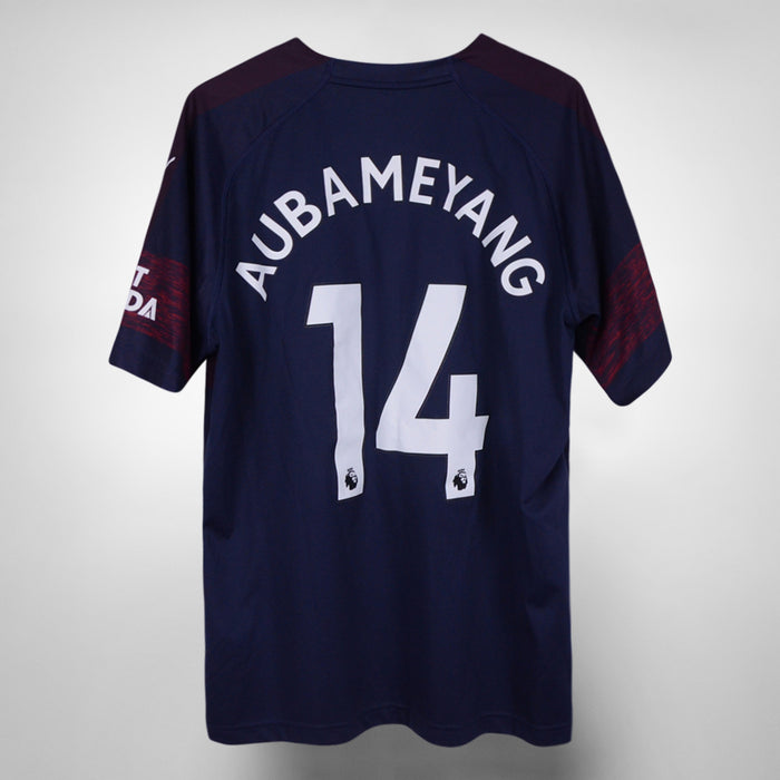 2018-2019 Arsenal Puma Away Shirt #14 Pierre Emerick Aubameyang - Marketplace