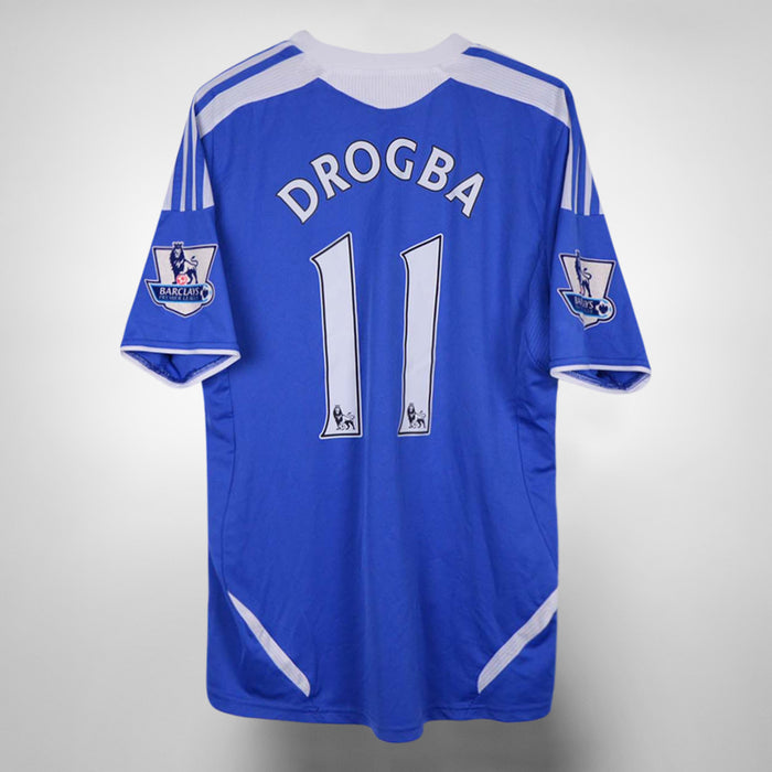 2011-2012 Chelsea Adidas Home Shirt #11 Didier Drogba - Marketplace