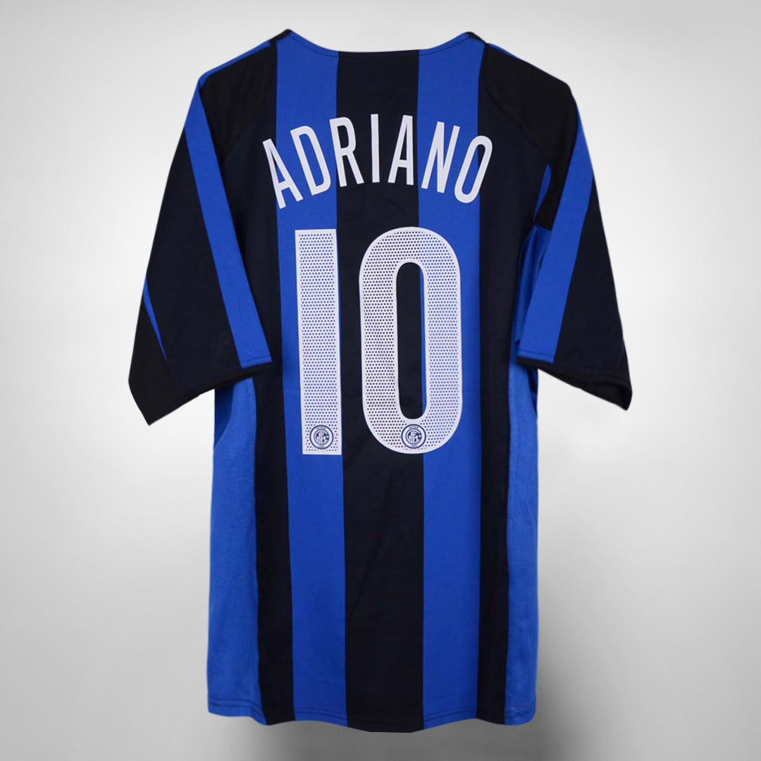 2004-2005 Inter Milan Nike Home Shirt #10 Adriano - Marketplace