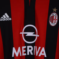 2003-2004 AC Milan Adidas Player Spec Long Sleeve Home Shirt #22 Kaka - Marketplace
