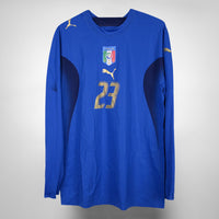 2006-2007 Italy Player Issued Puma Home Shirt #23 Marco Materazzi - Marketplace