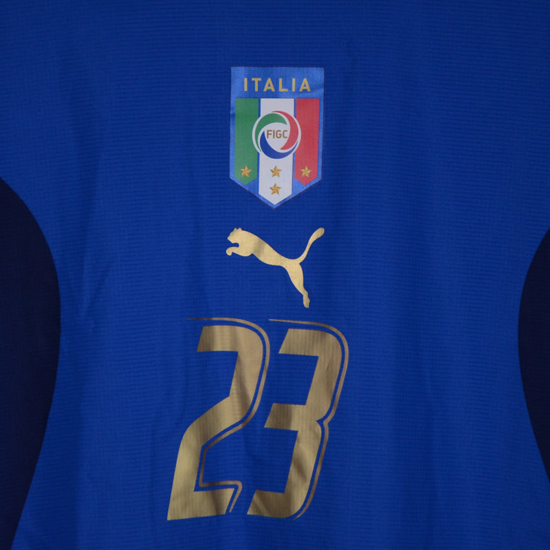 2006-2007 Italy Player Issued Puma Home Shirt #23 Marco Materazzi - Marketplace