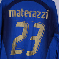 2006-2007 Italy Player Issued Puma Home Shirt #23 Marco Materazzi - Marketplace