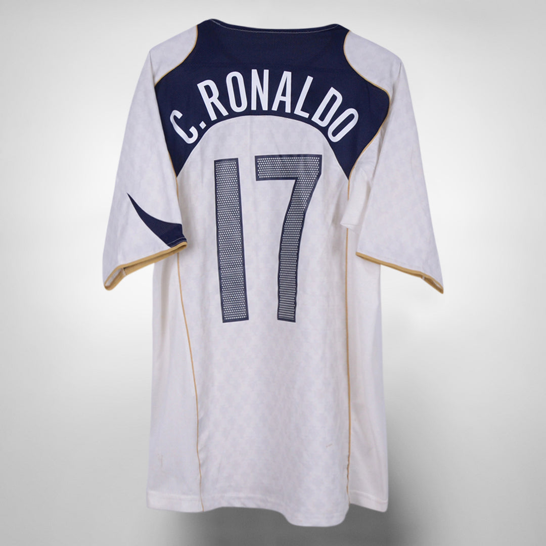 2004-2005 Portugal Nike Away Shirt #17 Cristiano Ronaldo - Marketplace