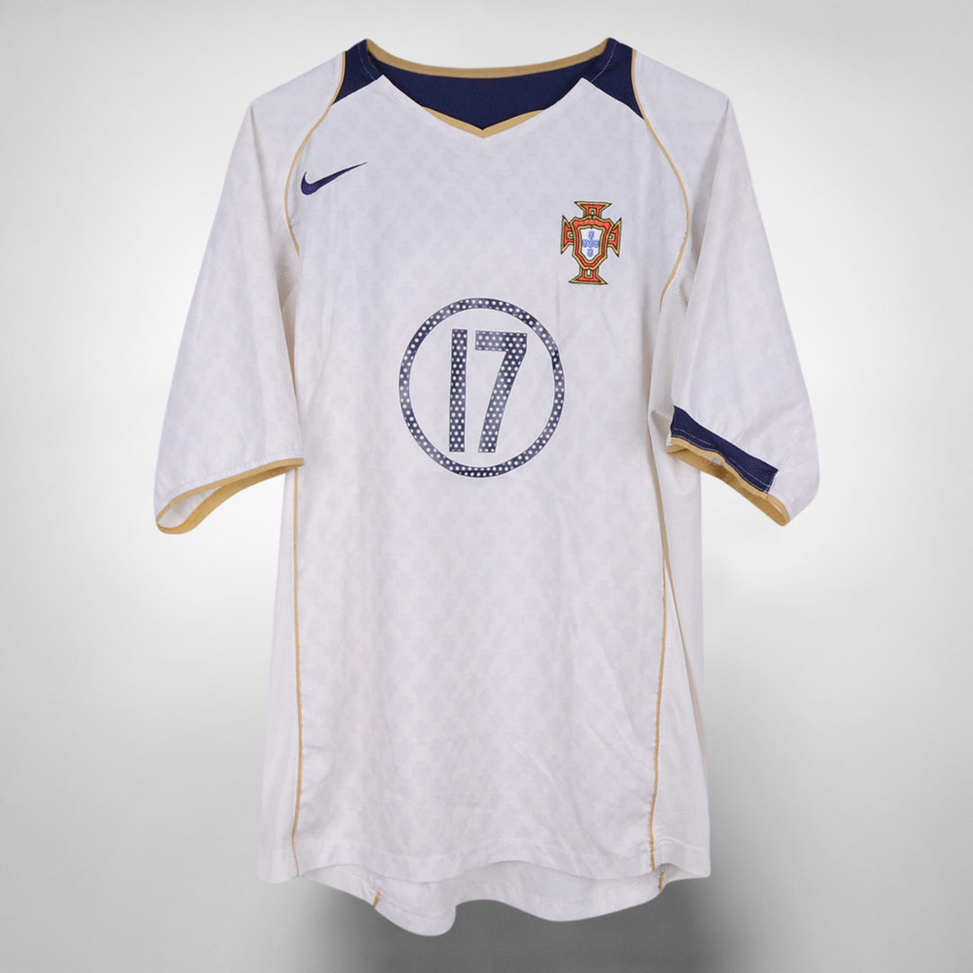 2004-2005 Portugal Nike Away Shirt #17 Cristiano Ronaldo - Marketplace