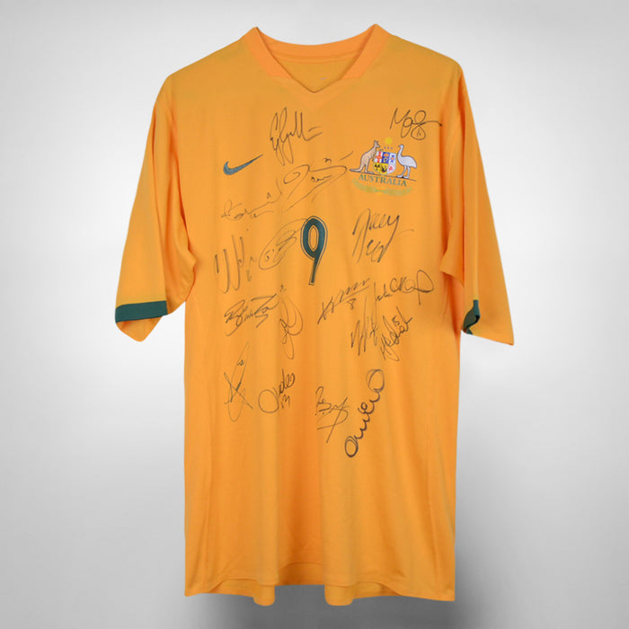 2006-2007 Australia Nike Player Issue Team Signed Home Shirt #9 Mark Viduka - Marketplace