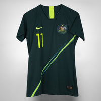 2018-2019 Australia Nike Player Issue Matildas Away Shirt #11 Lisa De Vanna - Marketplace