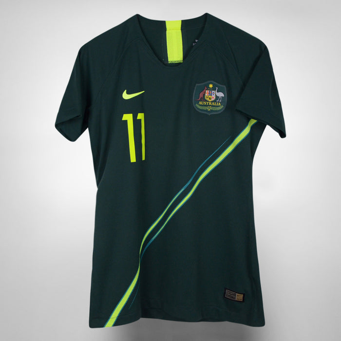 2018-2019 Australia Nike Player Issue Matildas Away Shirt #11 Lisa De Vanna - Marketplace