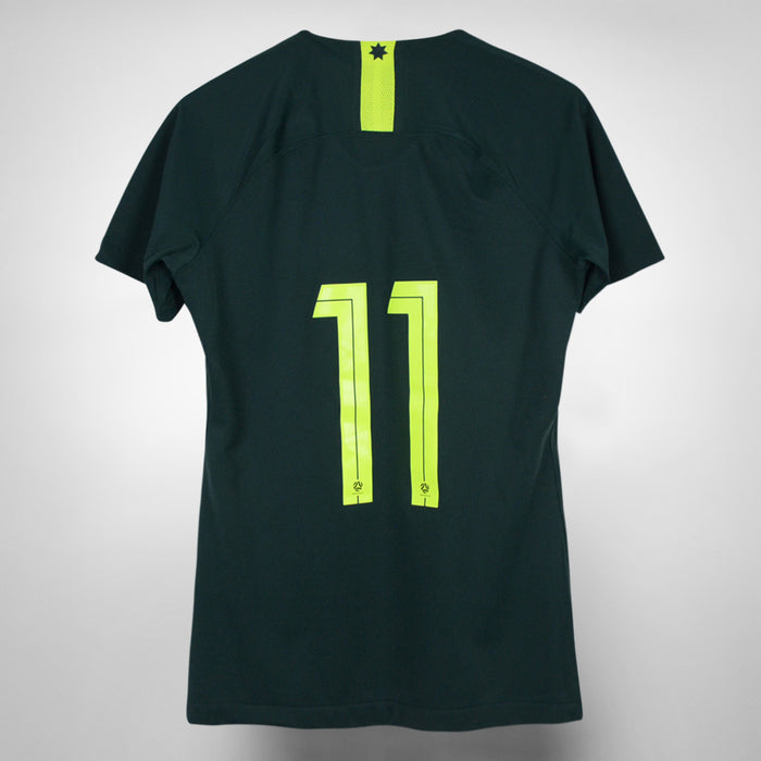2018-2019 Australia Nike Player Issue Matildas Away Shirt #11 Lisa De Vanna - Marketplace