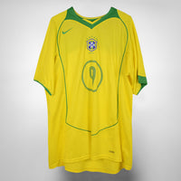 2004-2005 Brazil Nike Home Shirt BNWT #9 Ronaldo Nazario - Marketplace