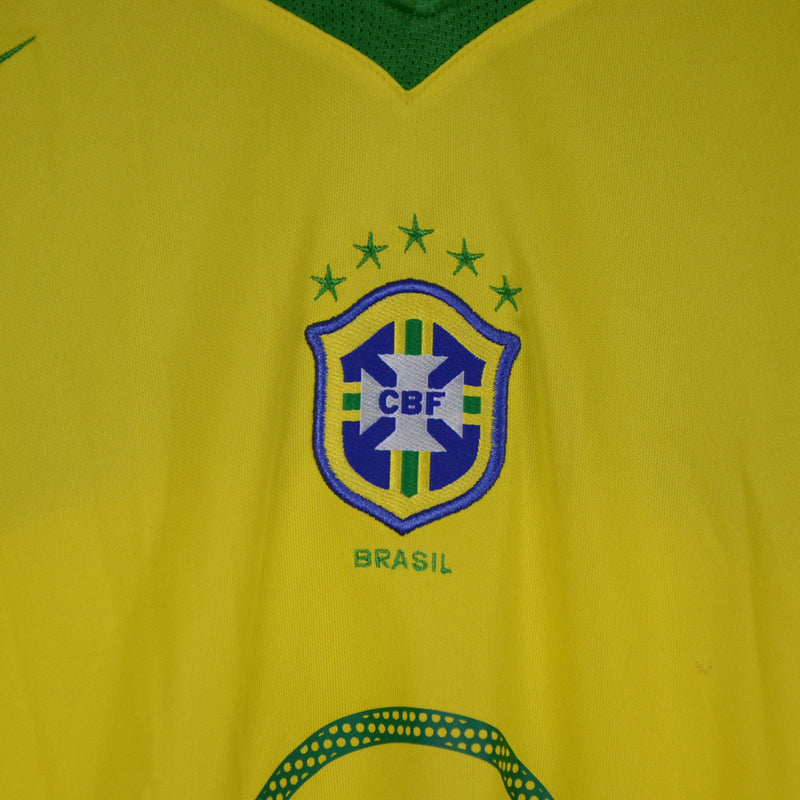 2004-2005 Brazil Nike Home Shirt BNWT #9 Ronaldo Nazario - Marketplace