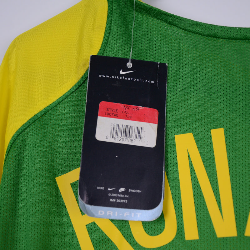 2004-2005 Brazil Nike Home Shirt BNWT #9 Ronaldo Nazario - Marketplace