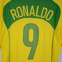 2004-2005 Brazil Nike Home Shirt BNWT #9 Ronaldo Nazario - Marketplace