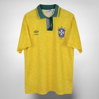 1991-1993 Brazil Umbro Home Shirt - Marketplace