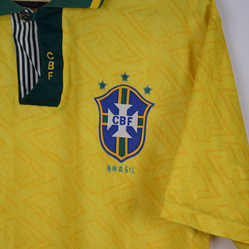 1991-1993 Brazil Umbro Home Shirt - Marketplace