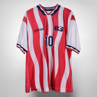 1994-1995 USA Adidas Home Shirt #10 Roy Wegerle - Marketplace