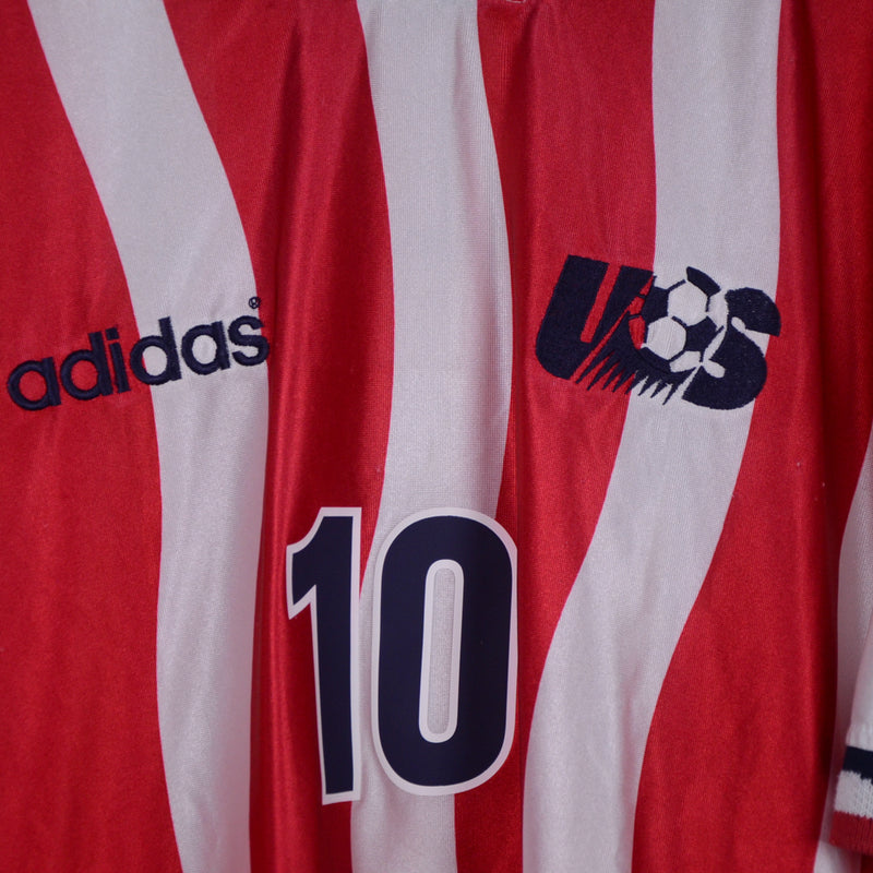 1994-1995 USA Adidas Home Shirt #10 Roy Wegerle - Marketplace