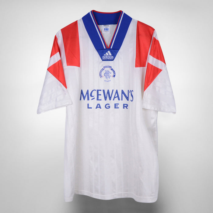 1992-1993 Glasgow Rangers Adidas Away Shirt - Marketplace