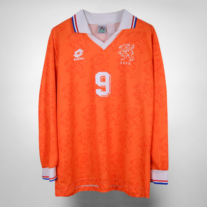 1994-1996 Netherlands Lotto Home Shirt #9 Marco Van Basten - Marketplace