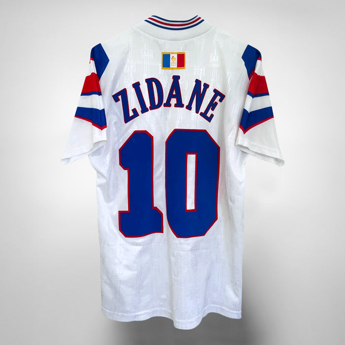 1996-1997 France Adidas Away Shirt #10 Zinedine Zidane - Marketplace