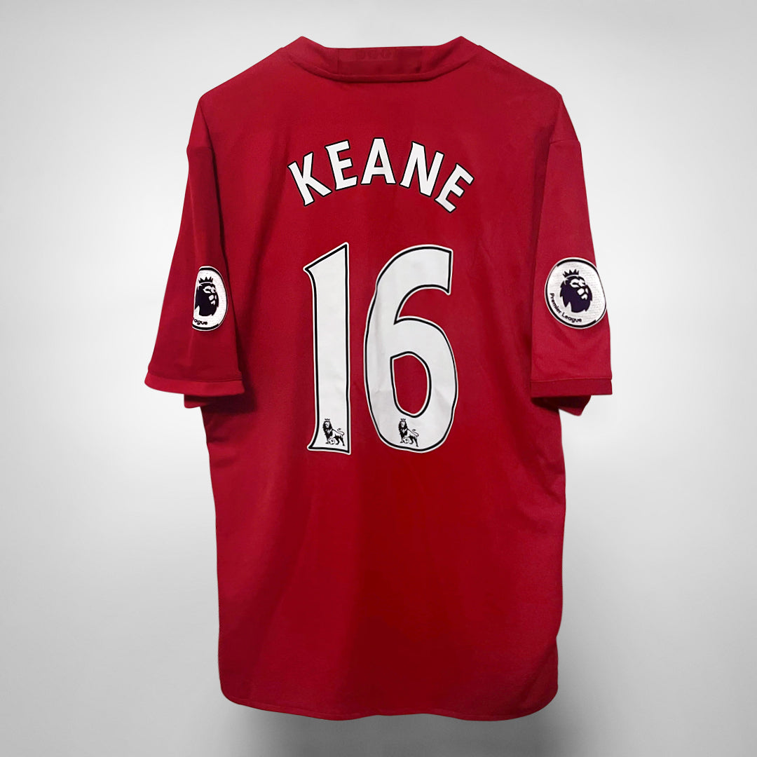 2016-2017 Manchester United Adidas Home Shirt #16 Keane - Marketplace