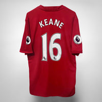 2016-2017 Manchester United Adidas Home Shirt #16 Keane - Marketplace