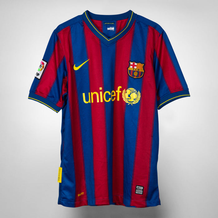 Maillot foot authentique retro et vintage - FC Barcelone domicile 2009/2010  (L)
