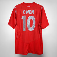 2004-2006 England Umbro Away Shirt #10 Michael Owen - Marketplace