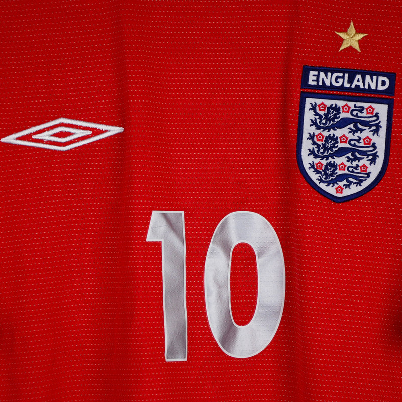 2004-2006 England Umbro Away Shirt #10 Michael Owen - Marketplace