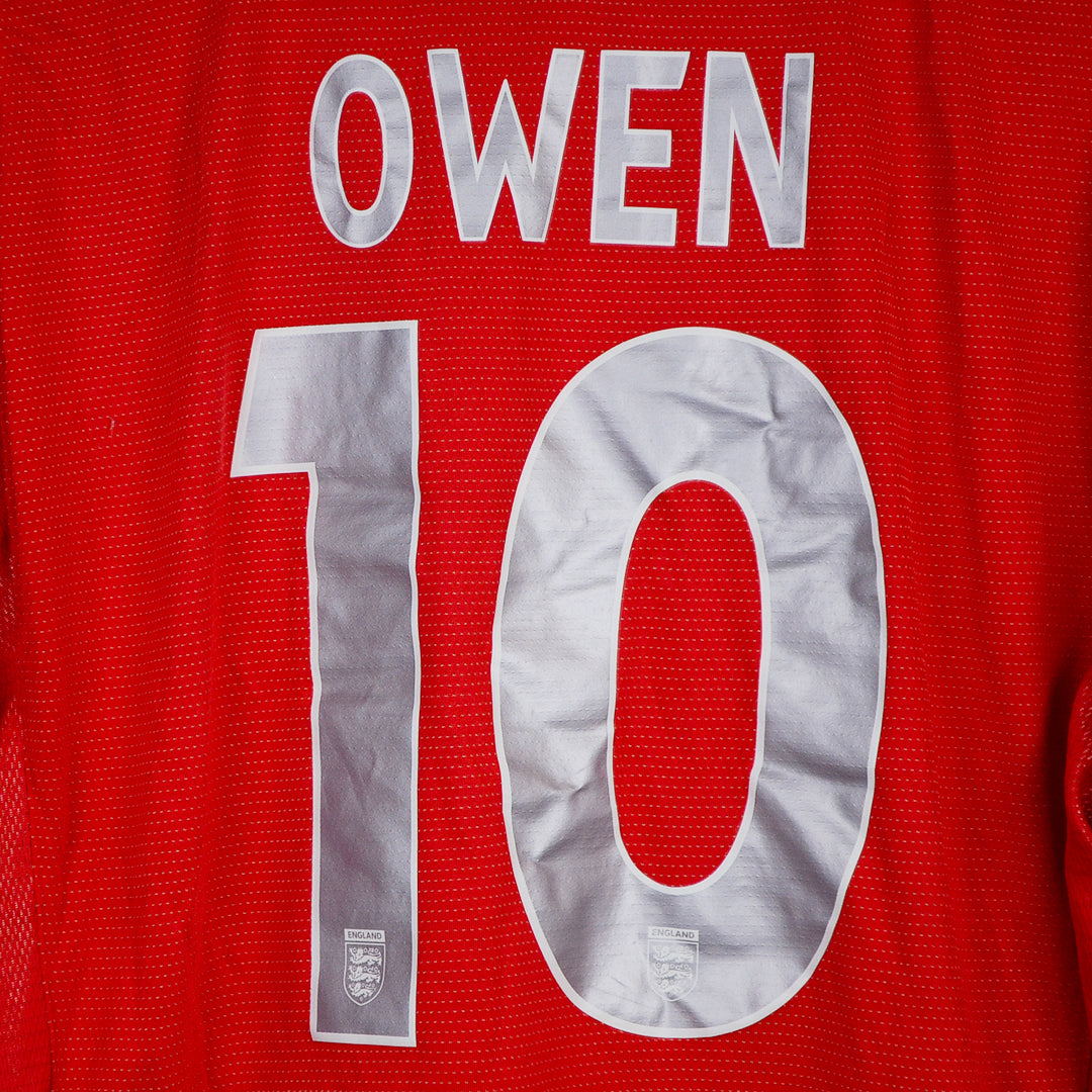 2004-2006 England Umbro Away Shirt #10 Michael Owen - Marketplace