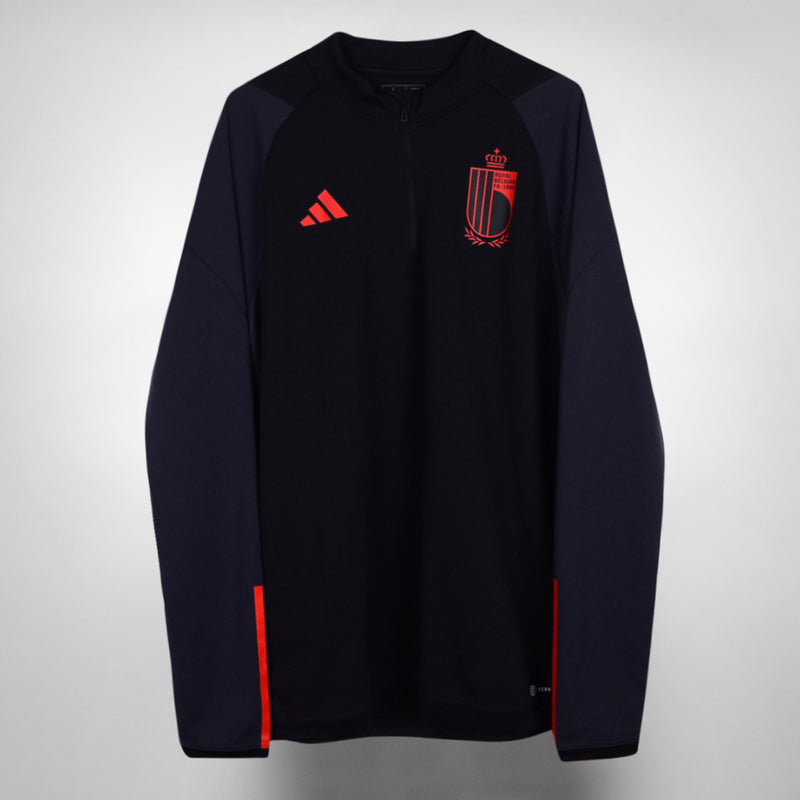 2022-2023 Belgium Adidas Quarter Zip Jumper  - Marketplace