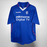 2002-2003 Rangers Diadora Home Shirt - Marketplace