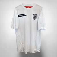 2006-2007 England Umbro White Training Shirt - Marketplace