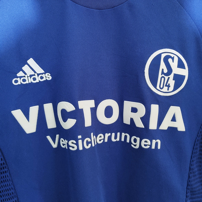 2002-2004 Schalke 04 Adidas Home Shirt - Marketplace