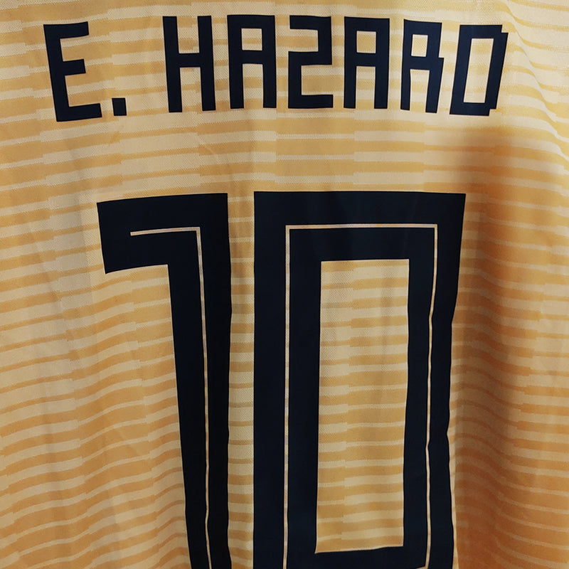 2018-2020 Belgium Adidas Away Shirt #10 E. Hazard - Marketplace