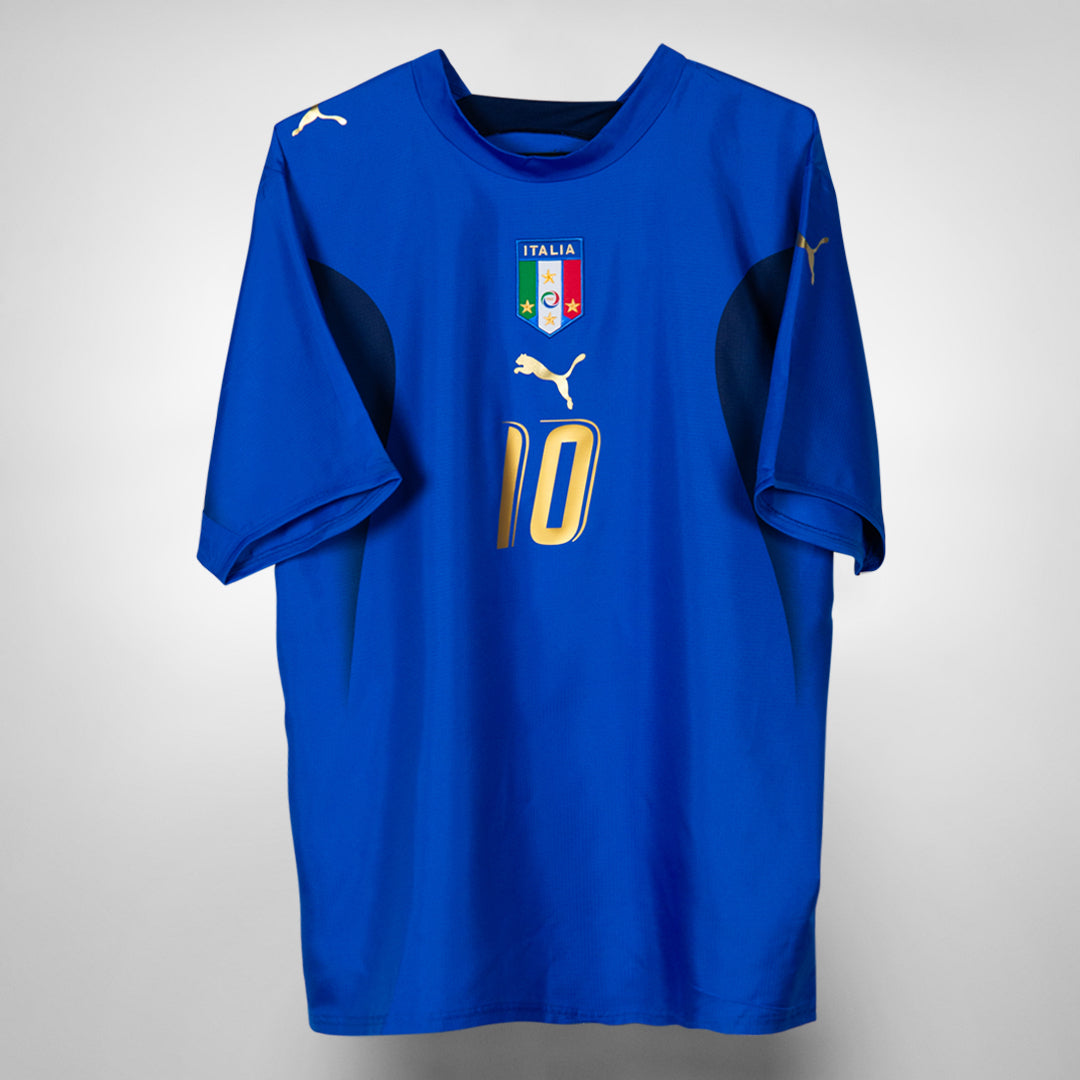 2006-2008 Italy Puma Home Shirt BNWT #10 Totti- Marketplace