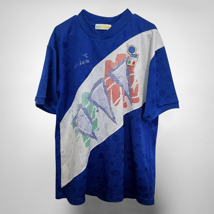 1993-1994 Italy Diadora Training Shirt - Marketplace