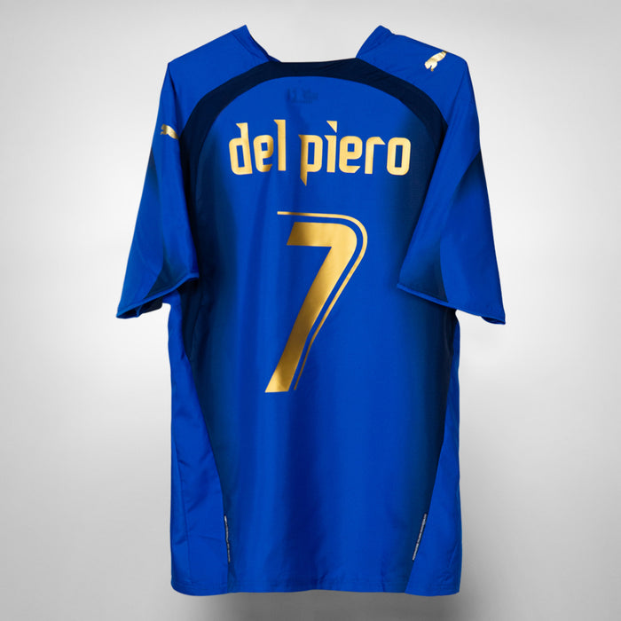 2006-2008 Italy Puma Home Shirt BNWT #7 Del Piero - Marketplace