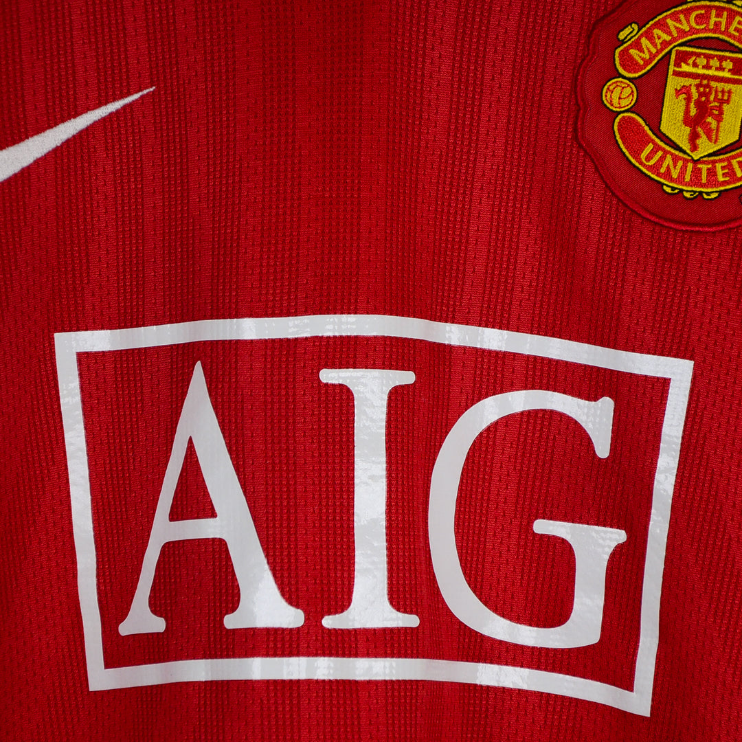 2007-2009 Manchester United Nike Home Shirt #7 Cristiano Ronaldo - Marketplace