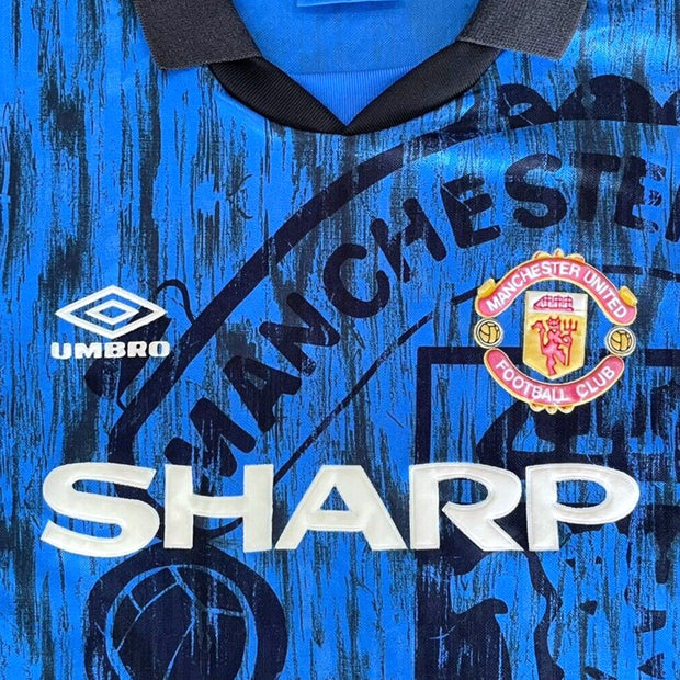 1992 93 manchester united away shirt