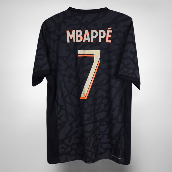 2023-2024 Paris Saint-Germain (PSG) Player Spec Third Shirt #7 Kylian Mbappe - Marketplace